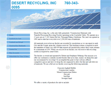 Tablet Screenshot of desertrecycling.net